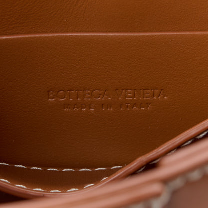 Bottega Veneta Calfskin Maxi Intreccio Mini Cassette Belt Bag Wood 6 of 11