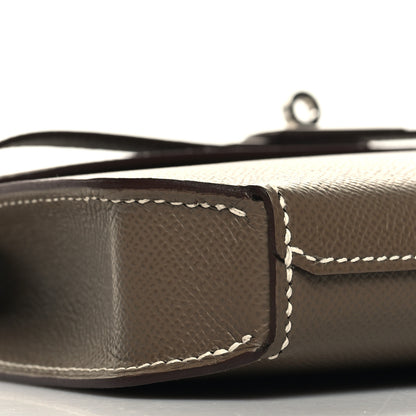 Hermes Epsom Kelly Depeches 25 Pouch Etoupe 9 of 11