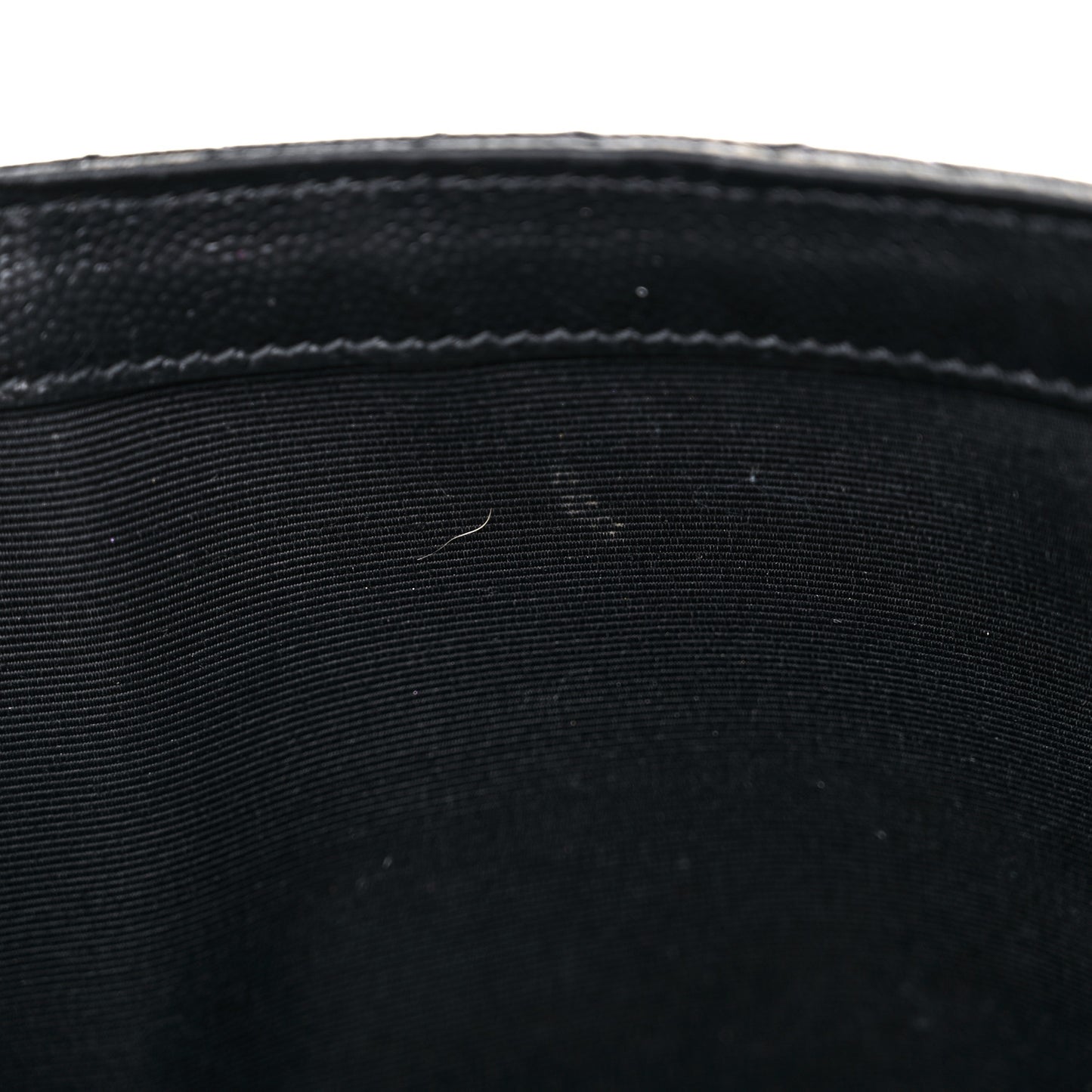 Grain De Poudre Textured Mixed Matelasse Large Triquilt Monogram Satchel Black