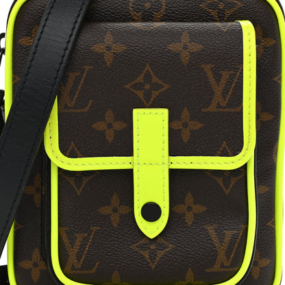 Louis Vuitton Monogram Macassar Christopher Wearable Wallet Fluorescent Yellow 7 of 9