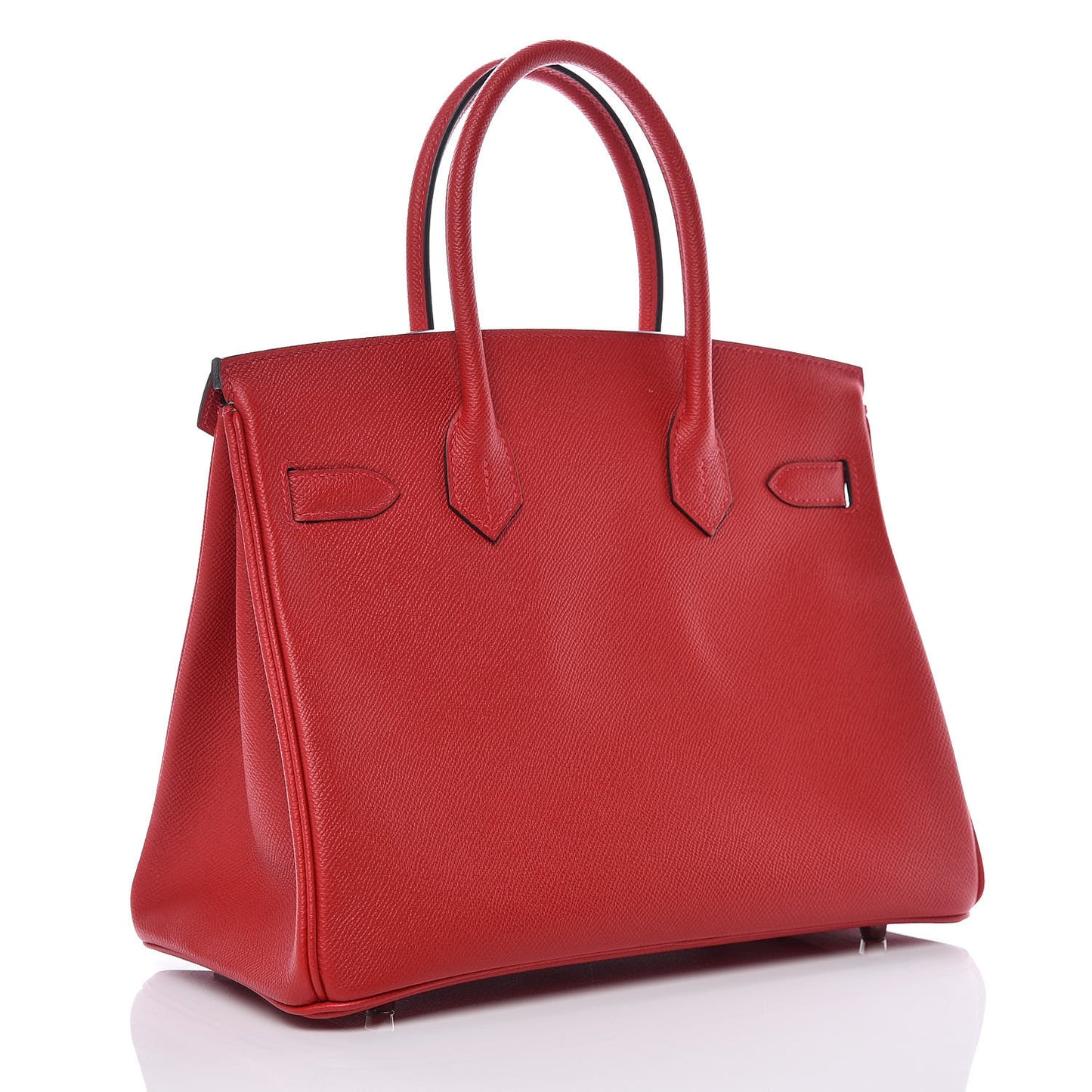 Epsom Horseshoe Birkin 30 Rouge Casaque Gris Mouette