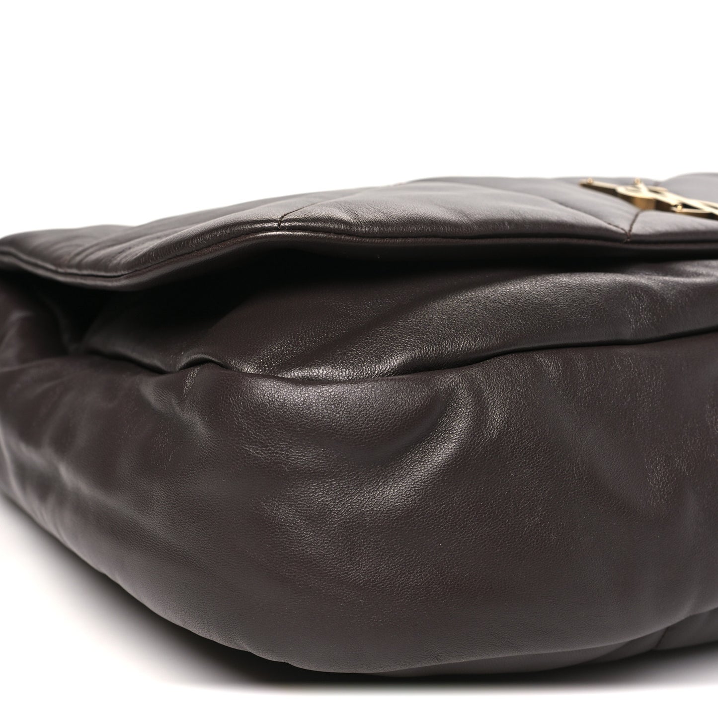 Lambskin Matelasse Monogram Large Jamie 4.3 Dark Sweet Chocolate