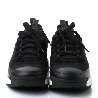 Chanel Velvet Calfskin Mixed Fibers CC Sneakers 39.5 Black 2 of 9