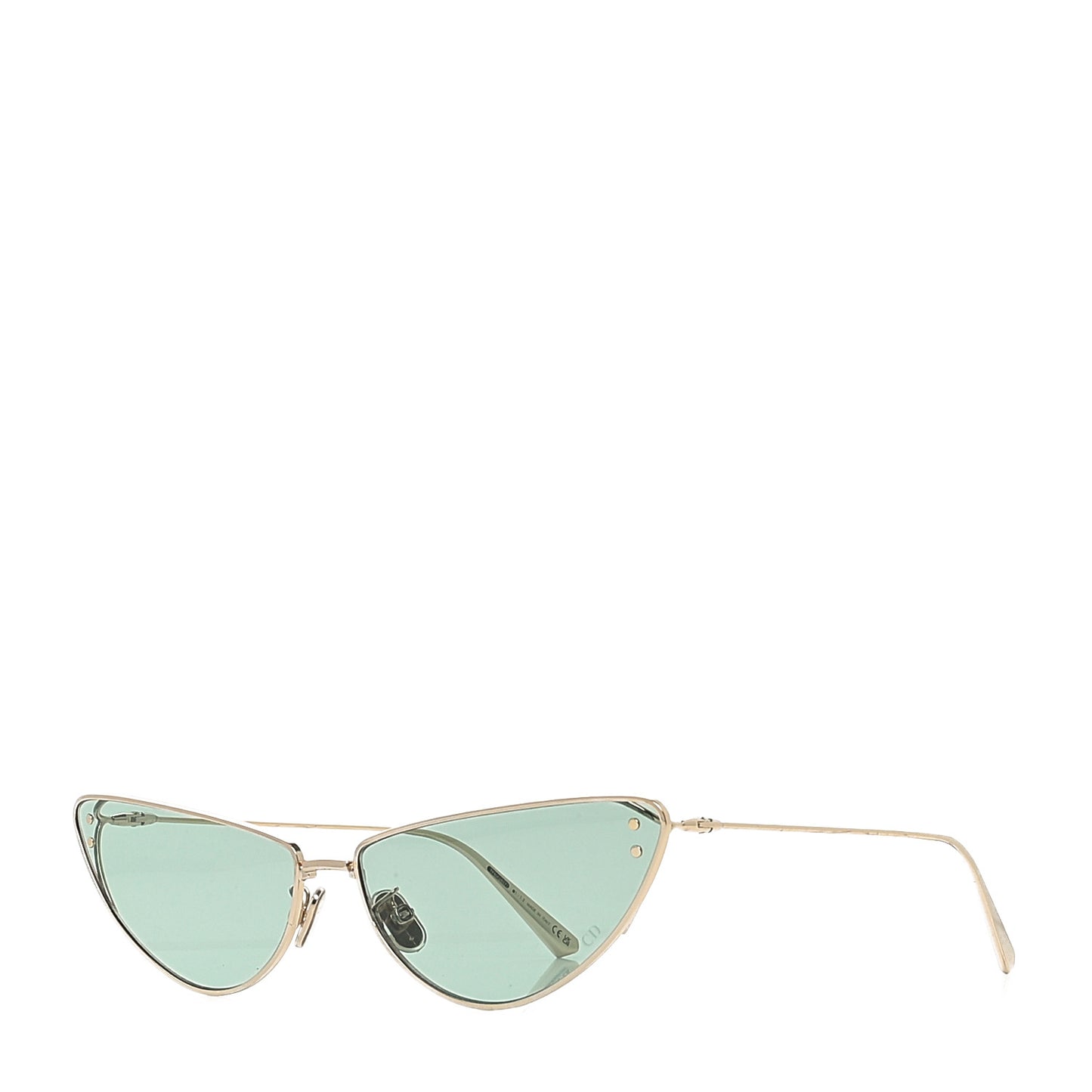 Metal MissDior B1U Butterfly Sunglasses Gold
