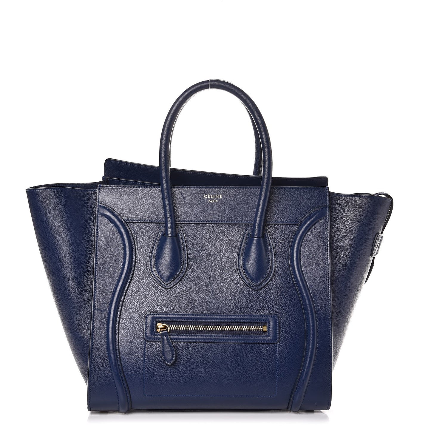 Drummed Calfskin Mini Luggage Orage