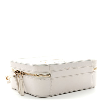 Chanel Caviar Quilted Medium CC Filigree Vanity Case White 5 of 11