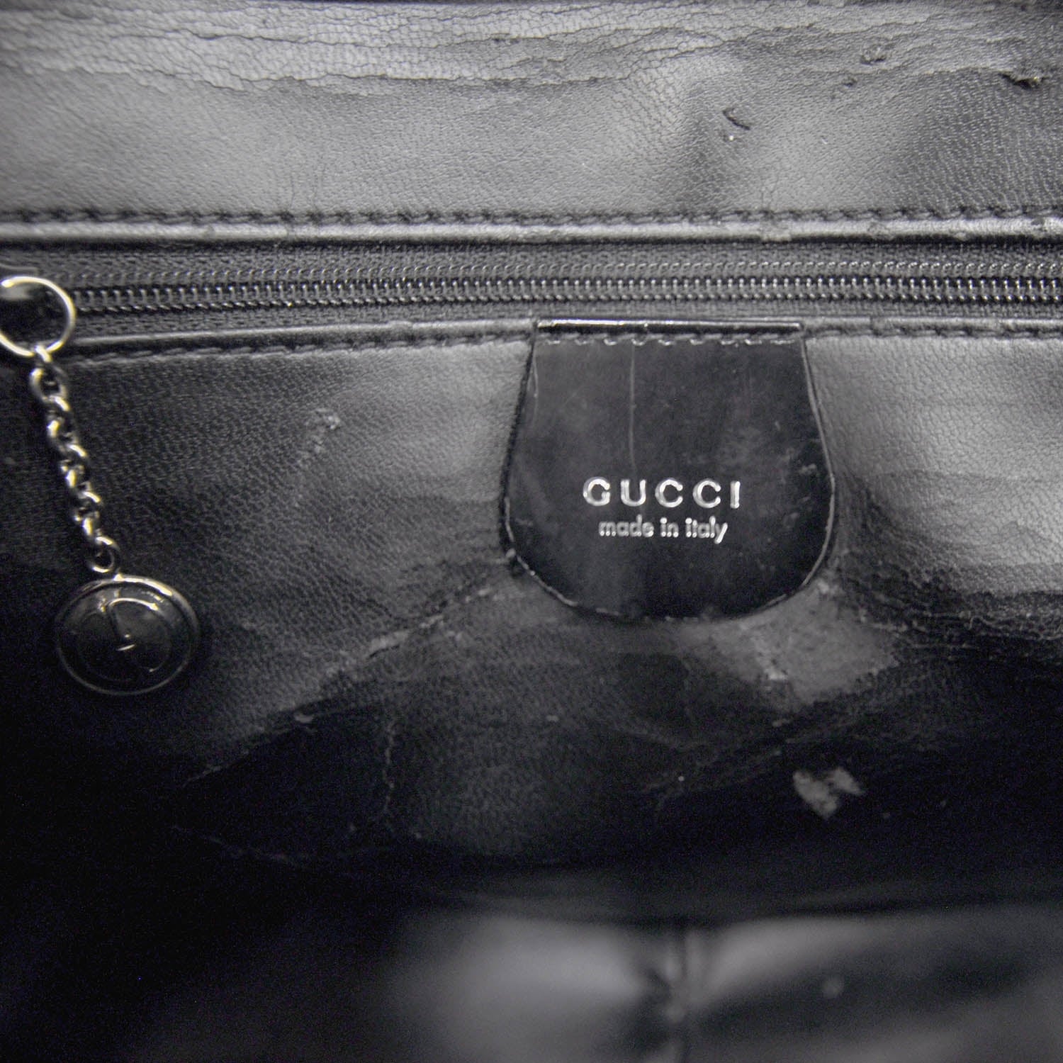 Gucci Patent GG Bag Black 8 of 8