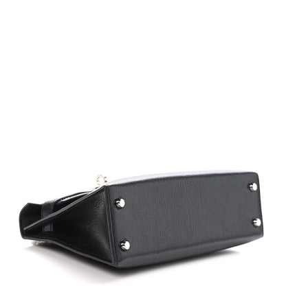Hermes Chevre Chamkila Mini Kelly Sellier 20 Black 4 of 11