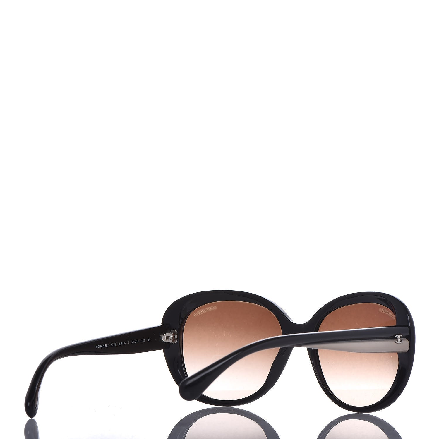 Chanel Signature Oval Sunglasses 5312 Black 4 of 7