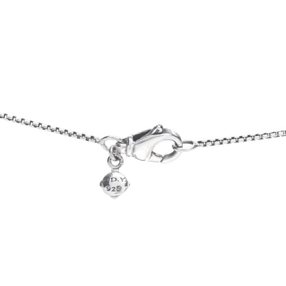David Yurman Sterling Silver Diamond Black Onyx 10mm Petite Cable Wrap Pendant Necklace 4 of 4