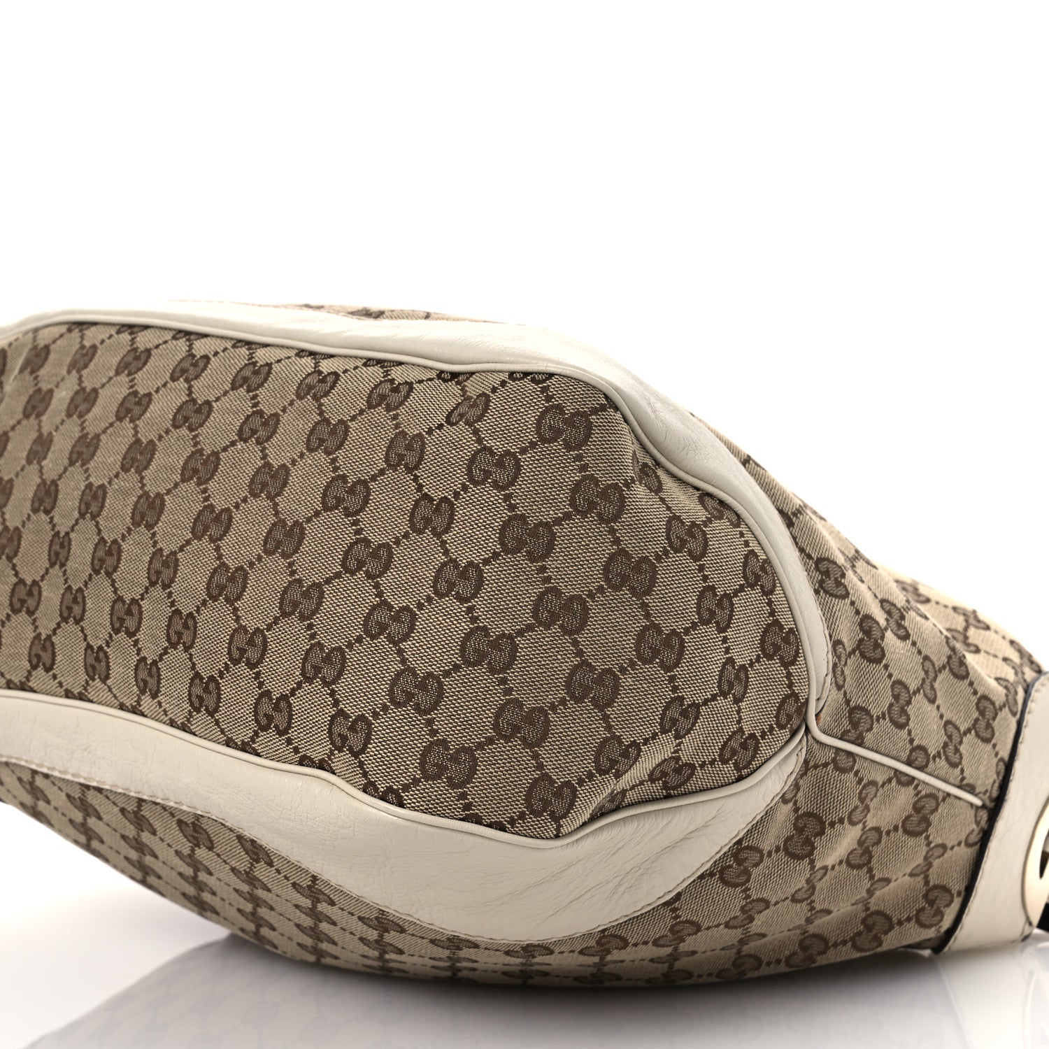 Gucci Monogram Medium Charlotte Hobo Off White 10 of 11