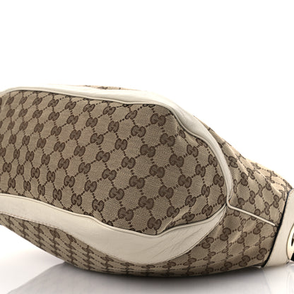 Gucci Monogram Medium Charlotte Hobo Off White 10 of 11