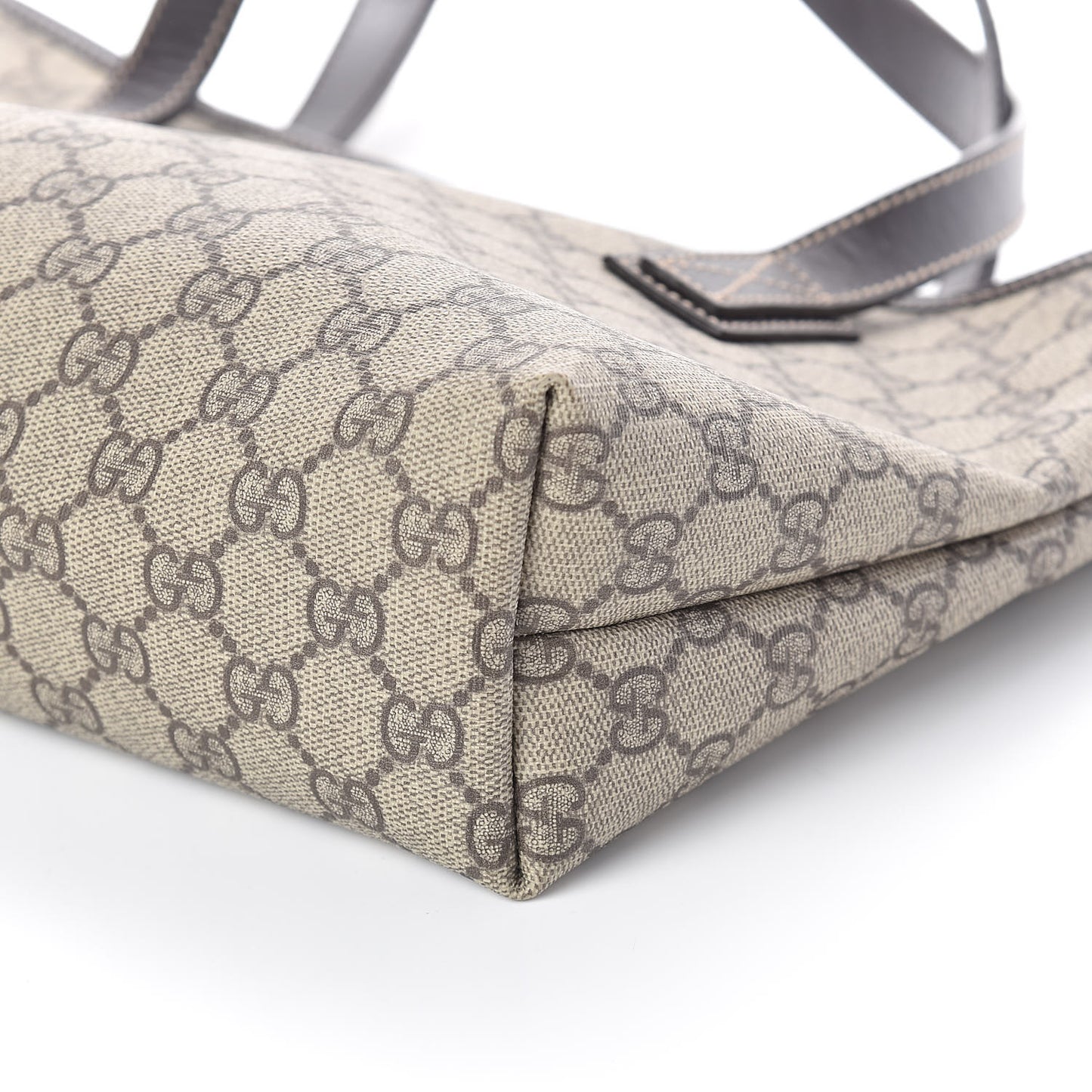 GG Supreme Monogram Small Joy Tote Dark Brown