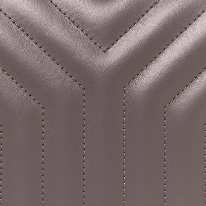 Saint Laurent Calfskin Y Quilted Small Joan Satchel Warm Taupe 8 of 14