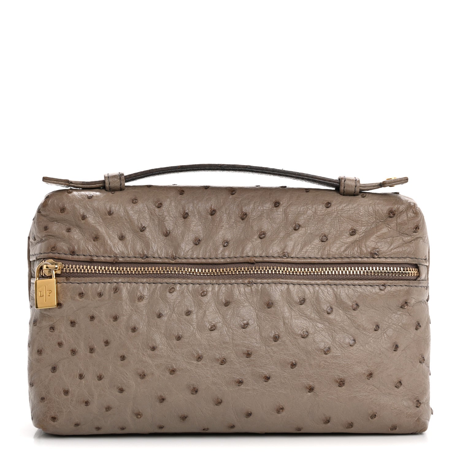 Loro Piana Ostrich L19 Extra Pocket Pouch 1681376 – FASHIONPHILE