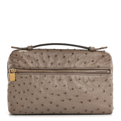 Loro Piana Ostrich L19 Extra Pocket Pouch 1 of 14