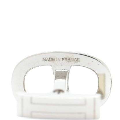 Hermes Lacquer Palladium Marine Cufflinks 4 of 6