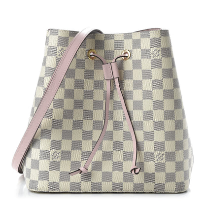 Louis Vuitton Damier Azur Neonoe MM Eau De Rose 1 of 10