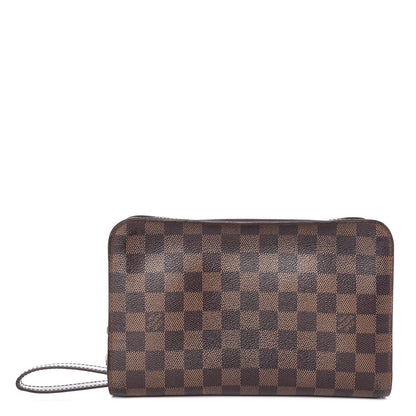 Louis Vuitton Damier Ebene Pochette Saint Louis Clutch 1 of 12