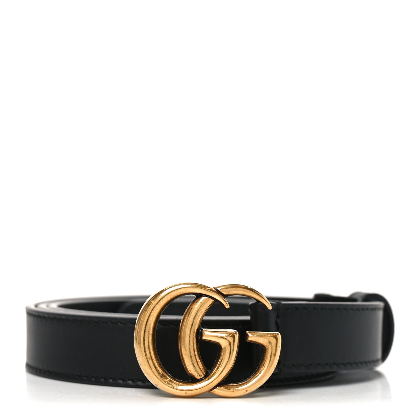 Calfskin Double G 20mm Belt 90 36 Black
