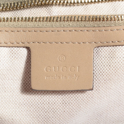 Gucci GG Supreme Monogram Medium Nice Hobo Beige 6 of 9