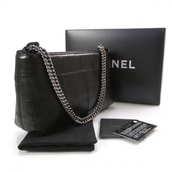 Leather Lax Pochette Black