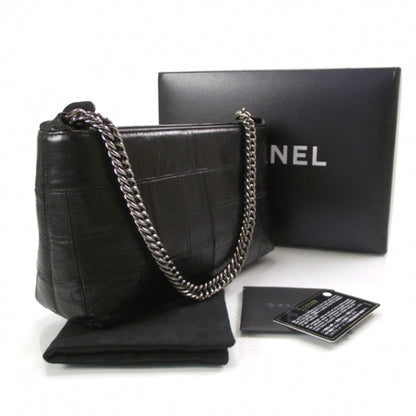 Chanel Leather Lax Pochette Black 3 of 10