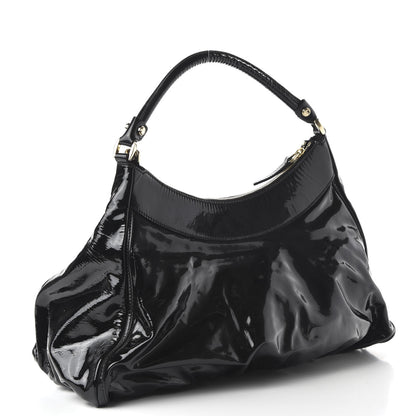 Gucci Patent Large D Ring Hobo Black 3 of 10