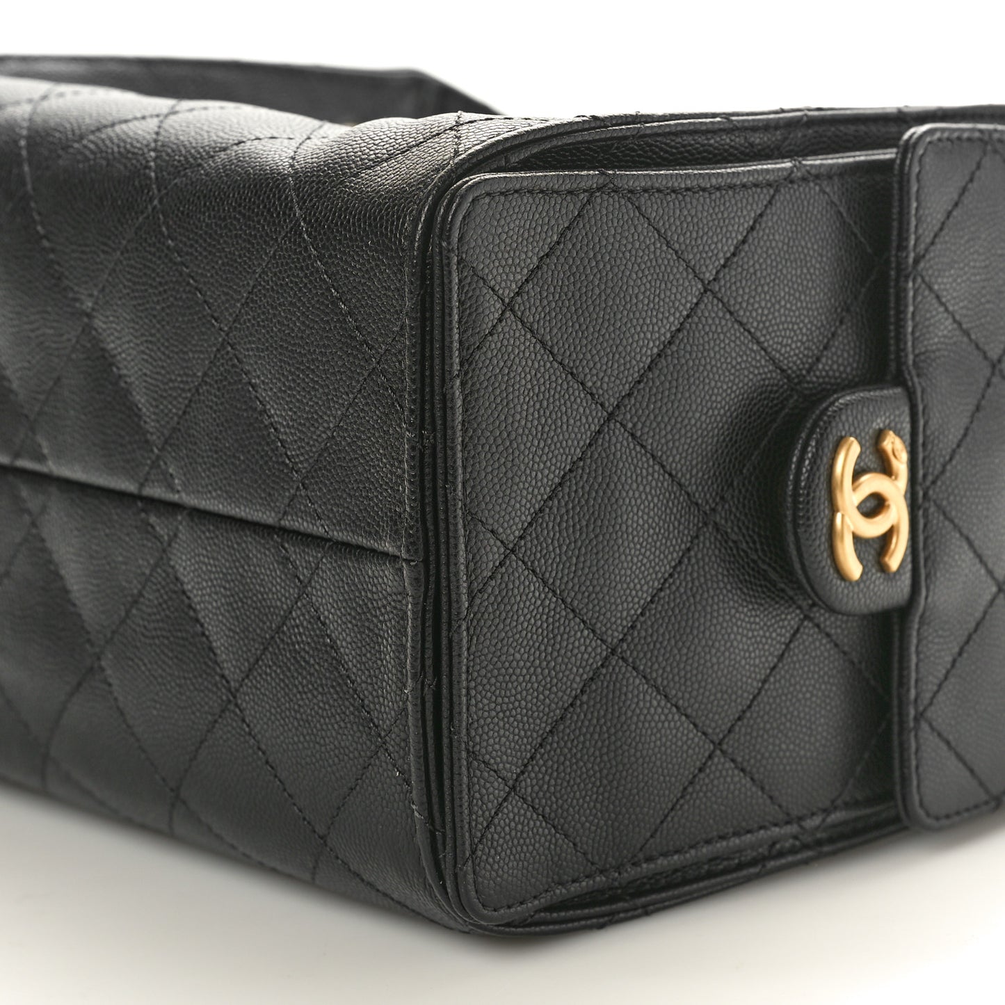 Caviar Quilted Small Chanel 25 Handbag Black