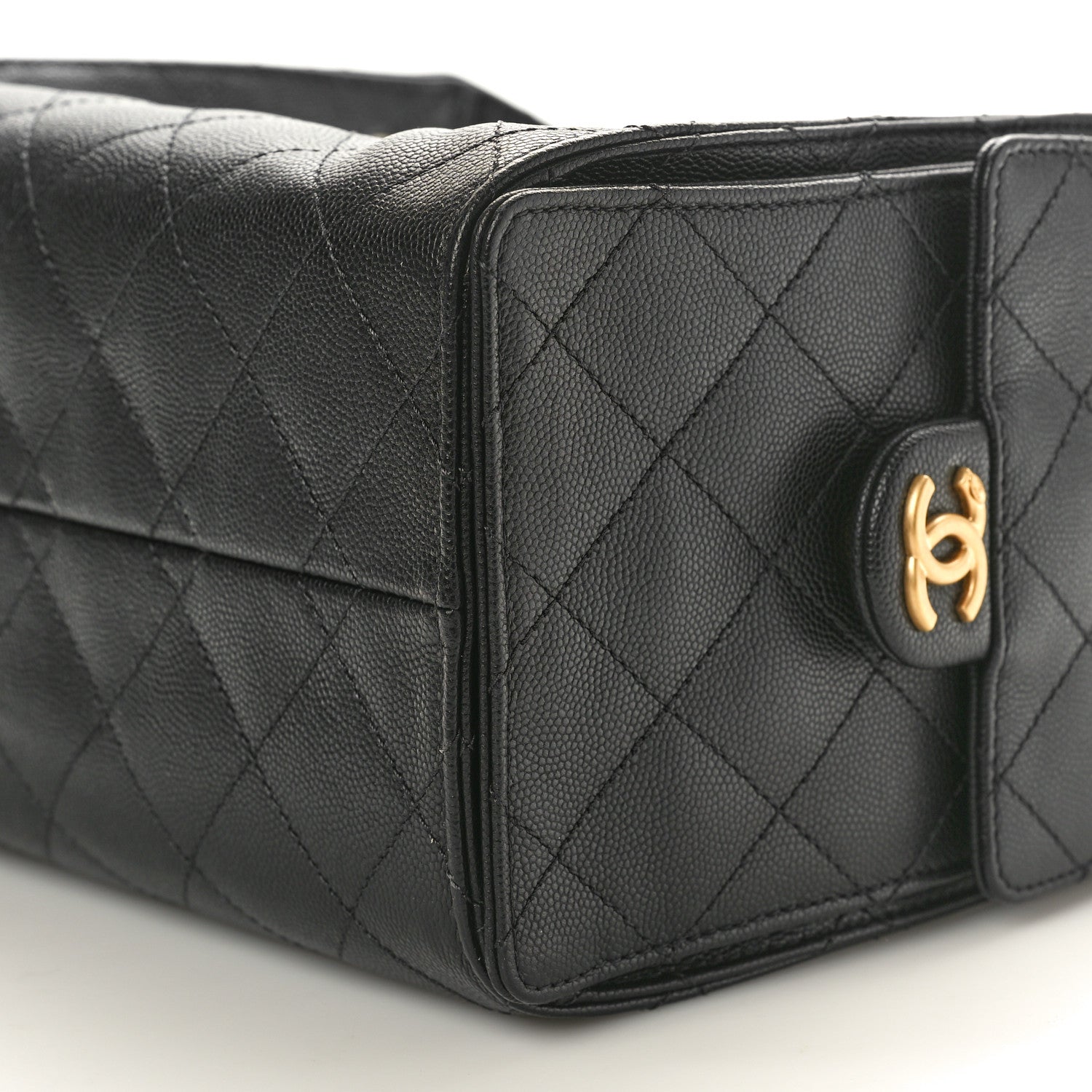 Chanel Caviar Quilted Small Chanel 25 Handbag Black 10 of 11