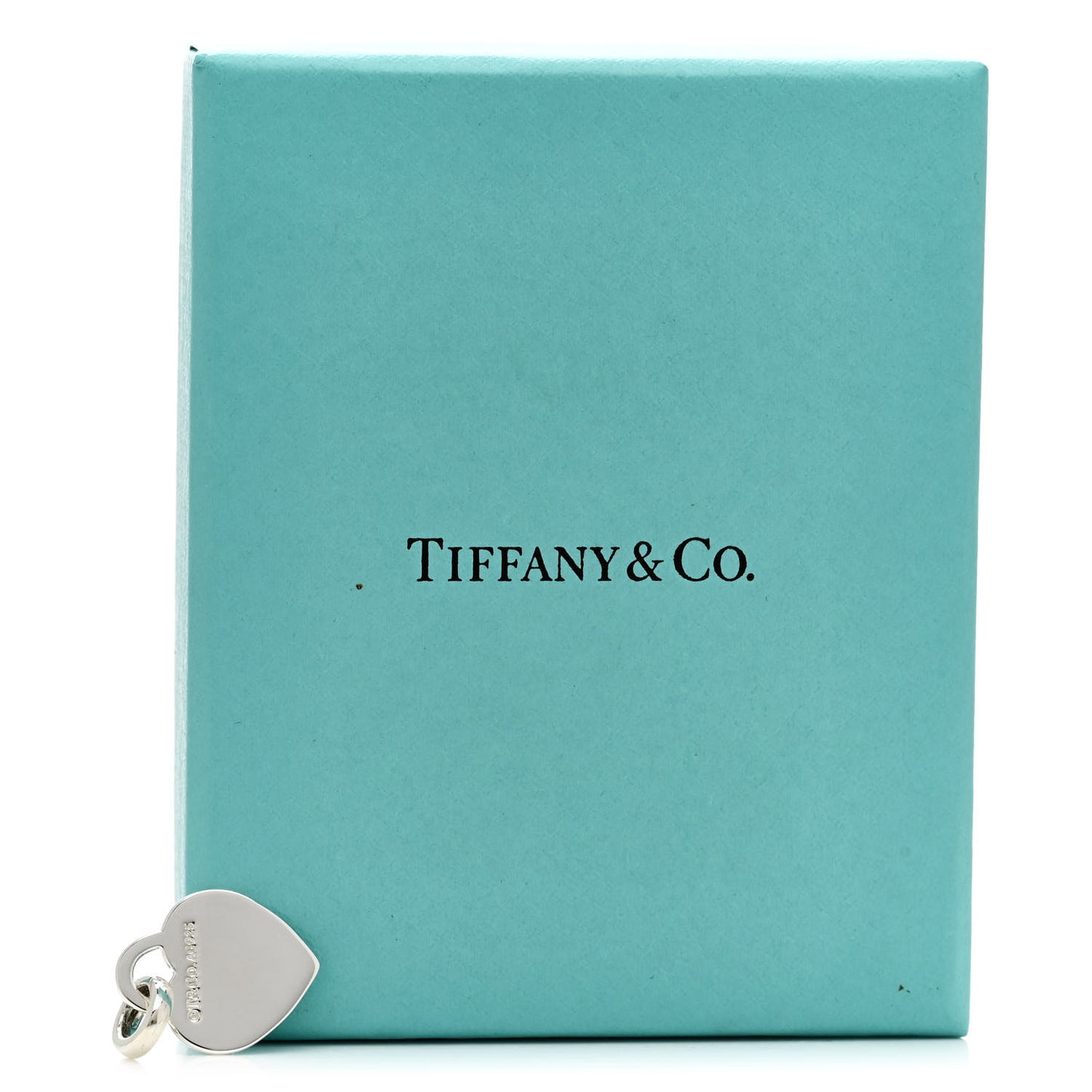 Sterling Silver Heart Tag Charm