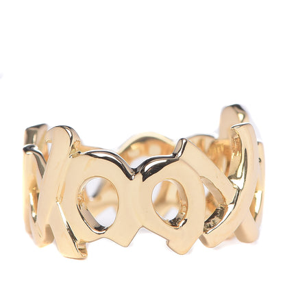 Tiffany 18K Yellow Gold Paloma Picasso Graffiti Love and Kisses Ring 52 6 1 of 6