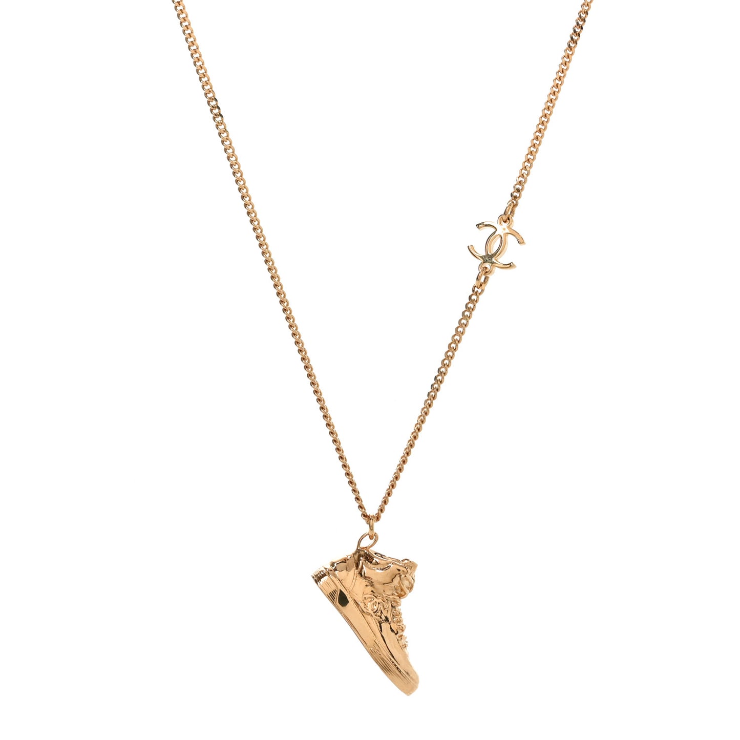 CC Sneaker Motif Necklace Gold