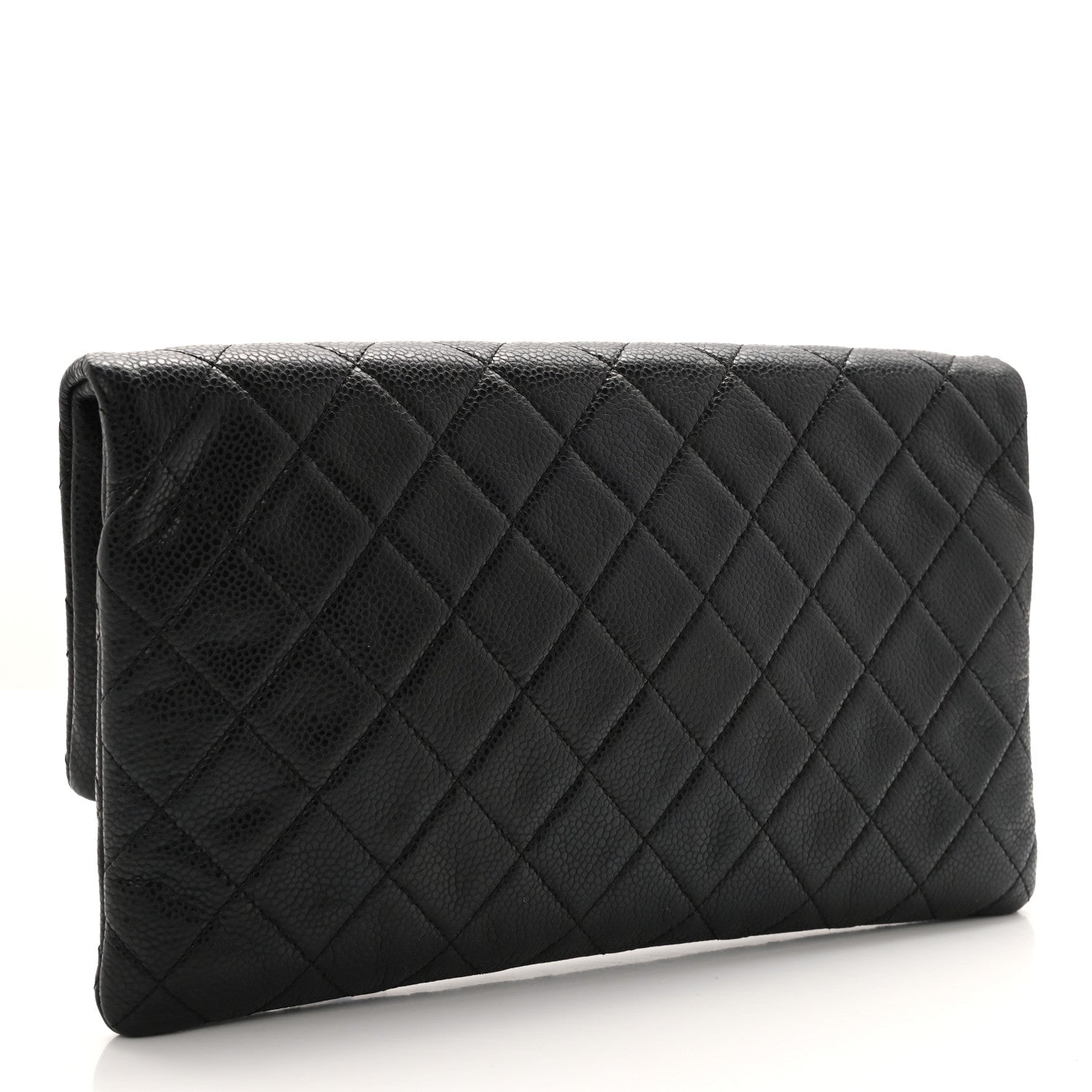 Chanel Caviar Quilted CC Beauty Clutch Black 2 of 6
