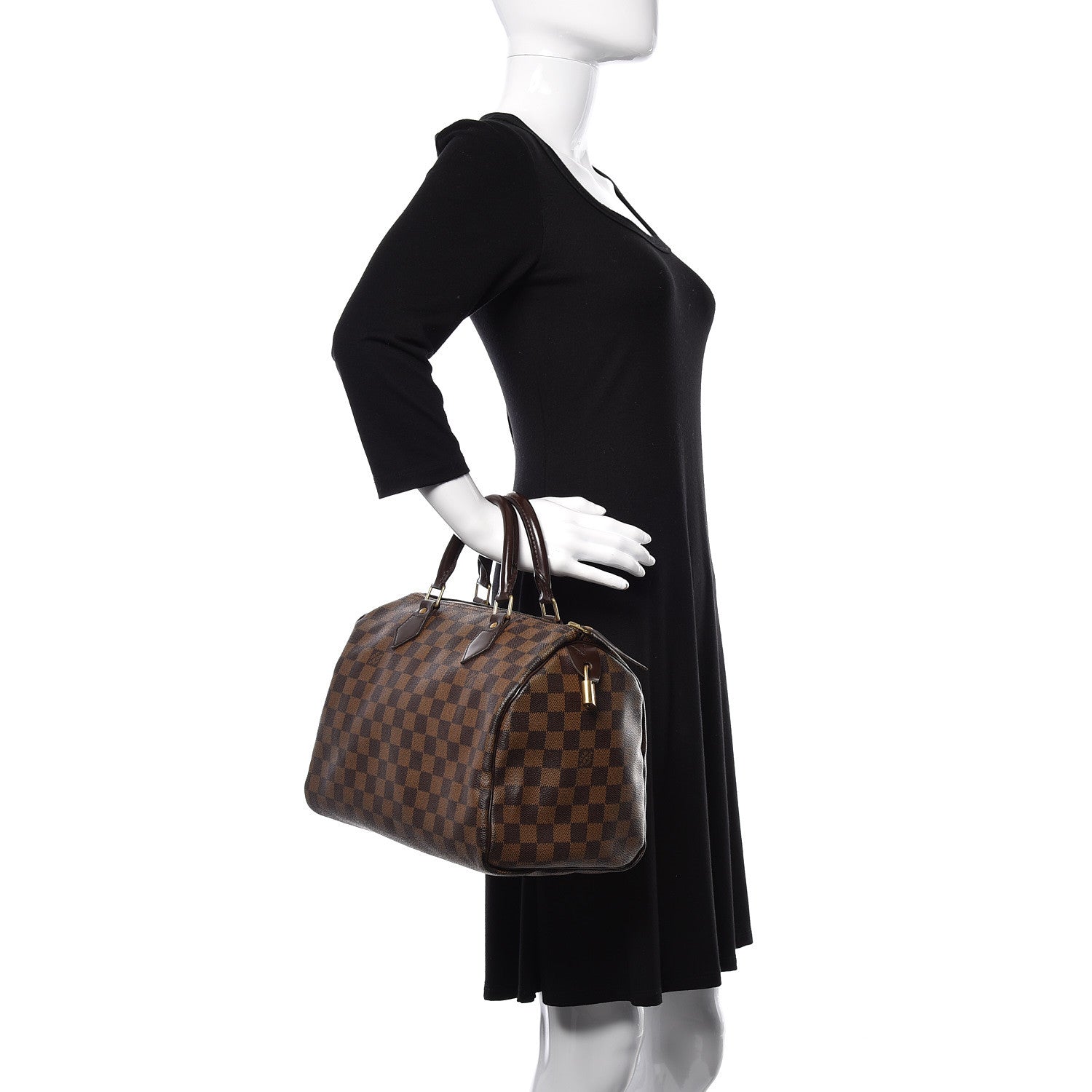 Louis Vuitton Damier Ebene Speedy 30 2 of 18