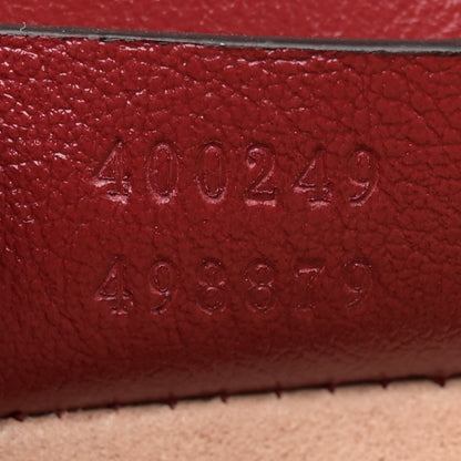 Gucci Tweed GG Monogram Small Dionysus Shoulder Bag White Black Romantic Cherry 8 of 14