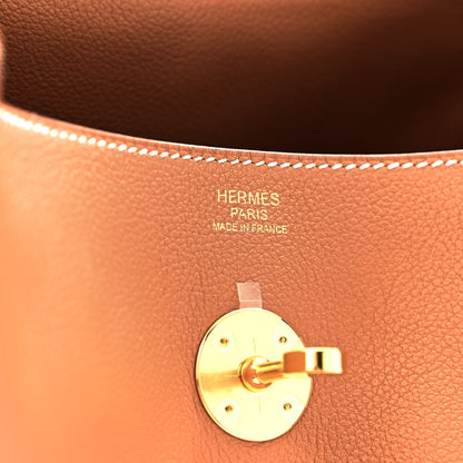 Hermes Evercolor Lindy 30 Gold 6 of 9