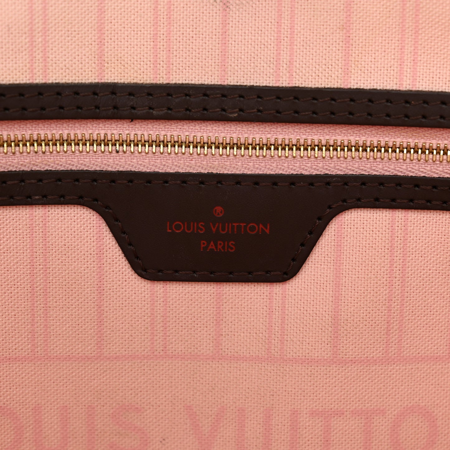 Damier Ebene Neo Neverfull MM Rose Ballerine