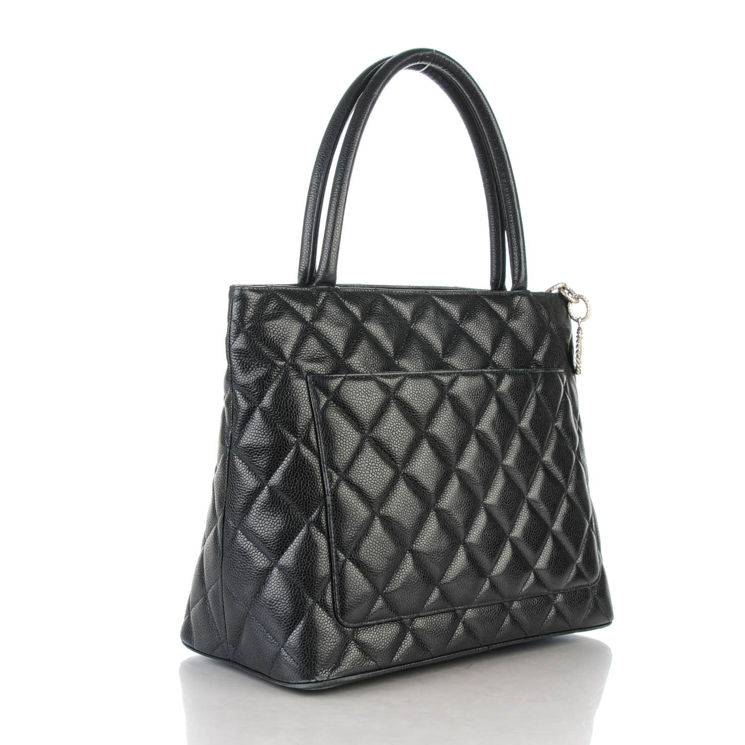 Chanel Caviar Quilted Medallion Tote Black 5 of 11