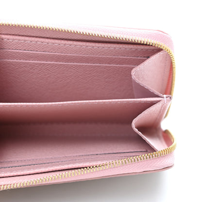 Louis Vuitton Damier Azur Zippy Coin Purse Rose Ballerine 5 of 9