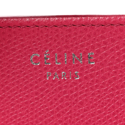 Celine Baby Grained Calfskin Medium Phantom Luggage Fuchsia 6 of 11