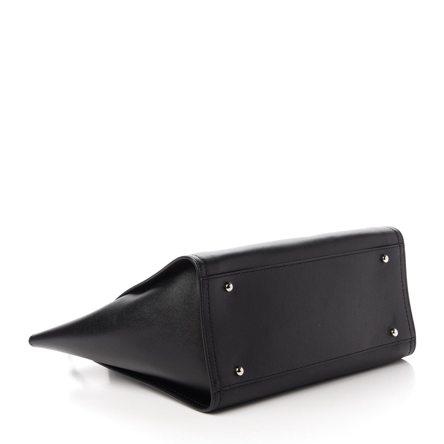 Caviar Small Studded Deauville Tote Black