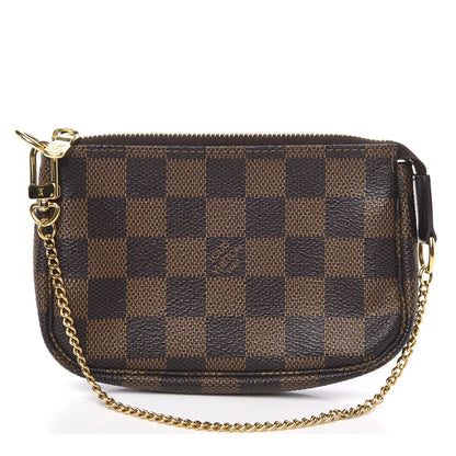 Louis Vuitton Damier Ebene Mini Pochette Accessories 1 of 10