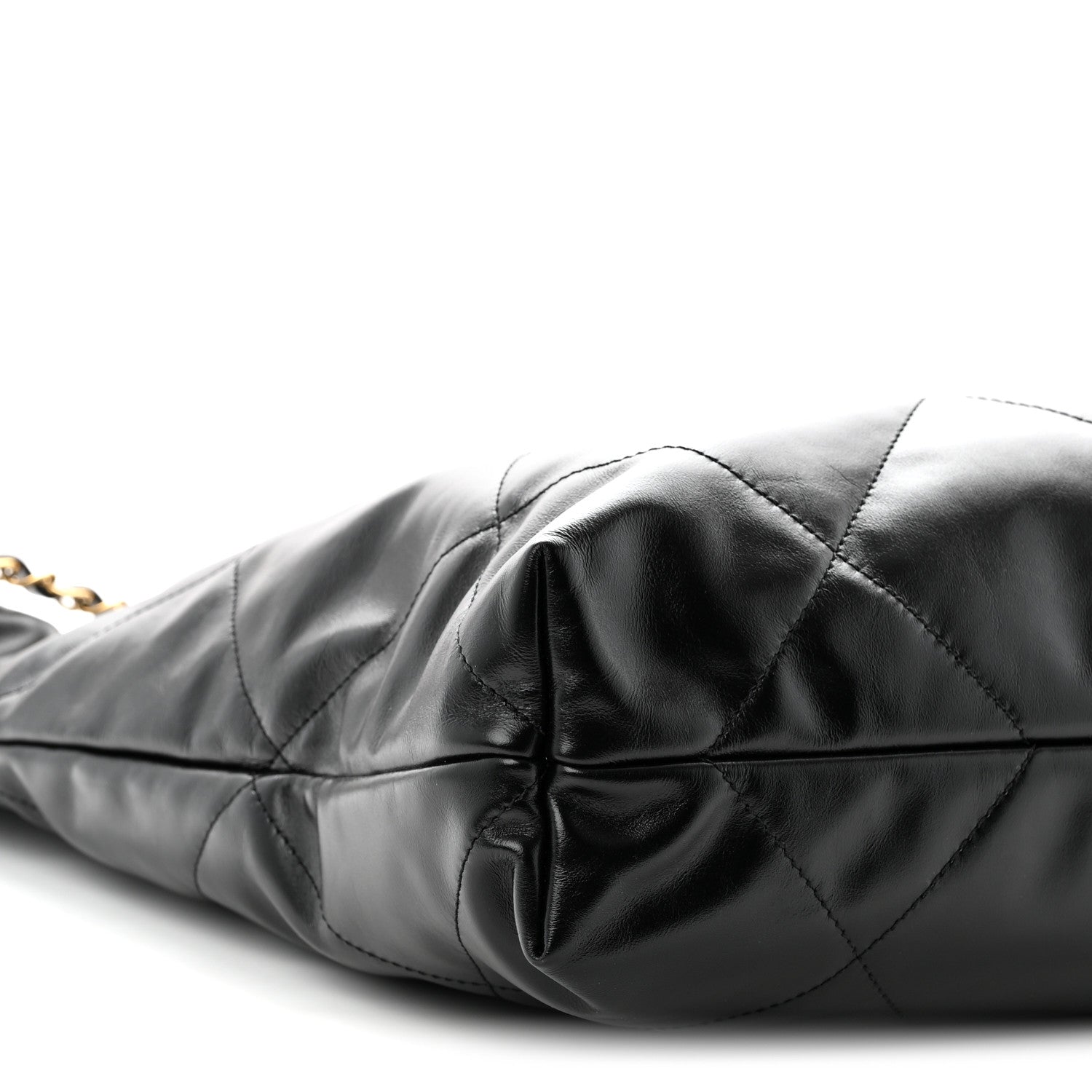 Chanel Shiny Calfskin Quilted Chanel 22 Black 10 of 12