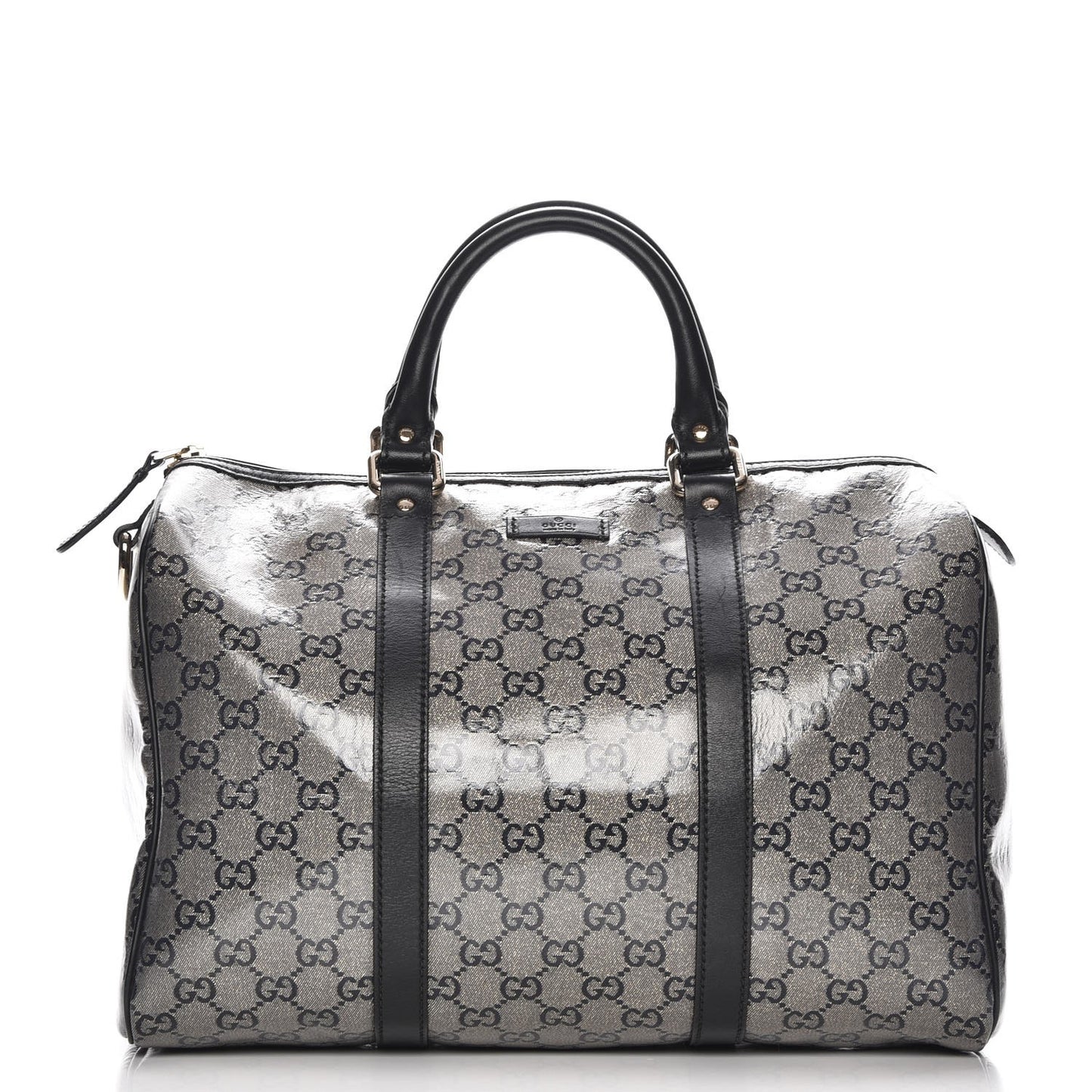 Crystal Monogram Medium Joy Boston Black