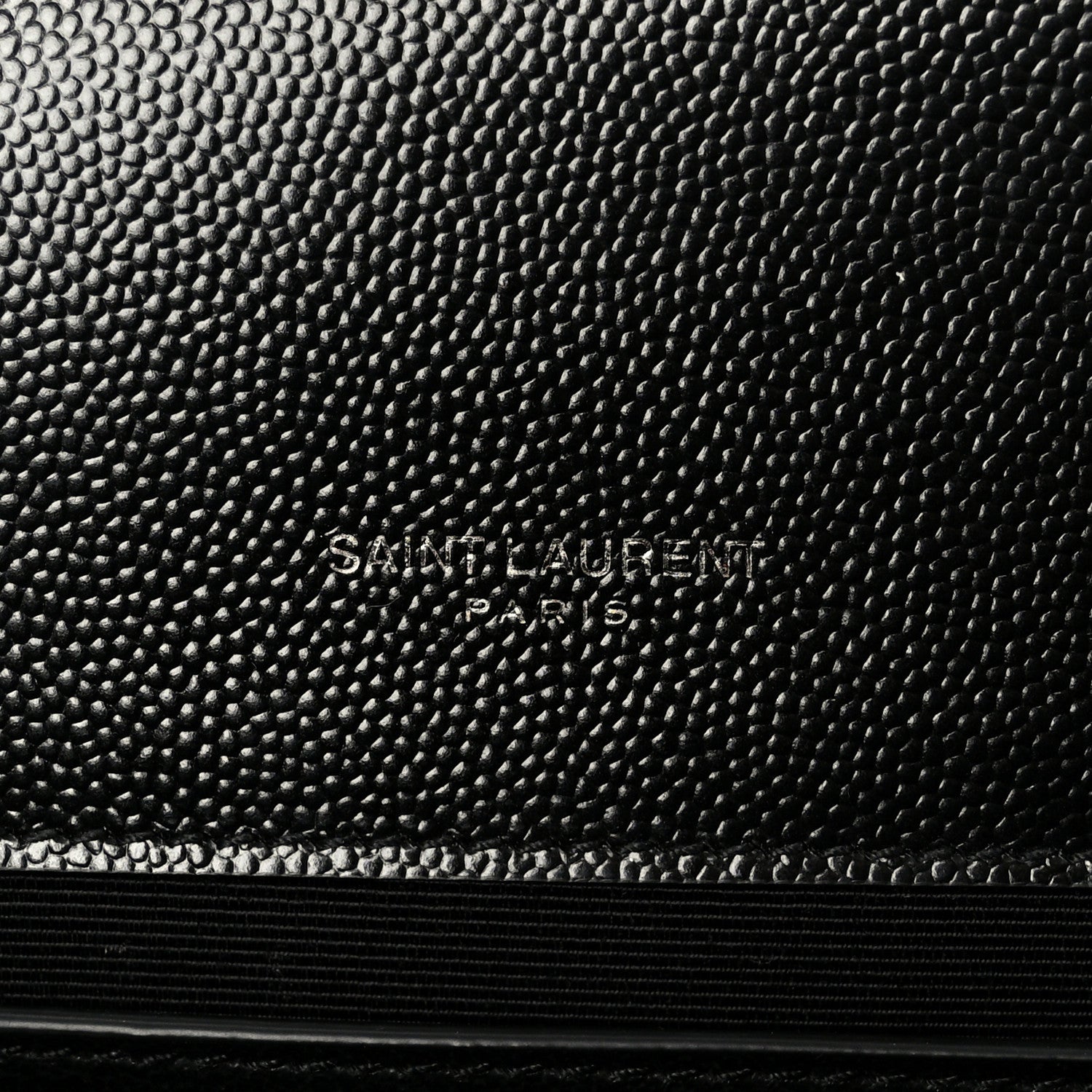Saint Laurent Grain De Poudre Small Classic Monogram Monochrome Kate Satchel Black 5 of 10