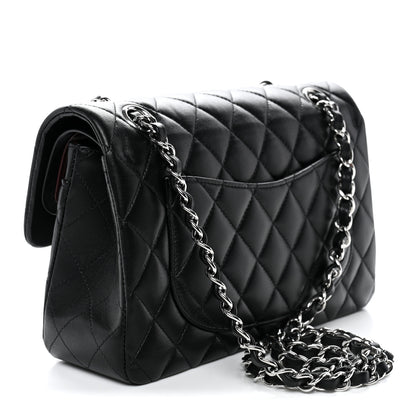 Chanel Lambskin Quilted Small Double Flap Black 3 of 12