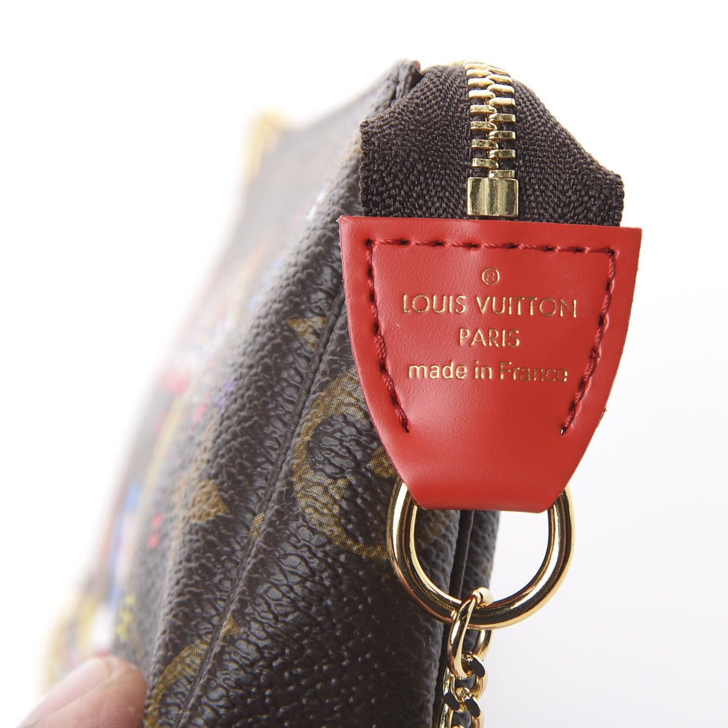 Monogram 2020 Christmas Animation Bumper Cars Mini Pochette Accessories Coquelicot