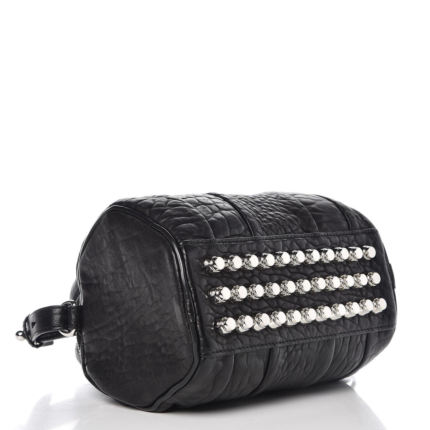 Pebbled Lambskin Mini Rockie Black Rhodium Hardware
