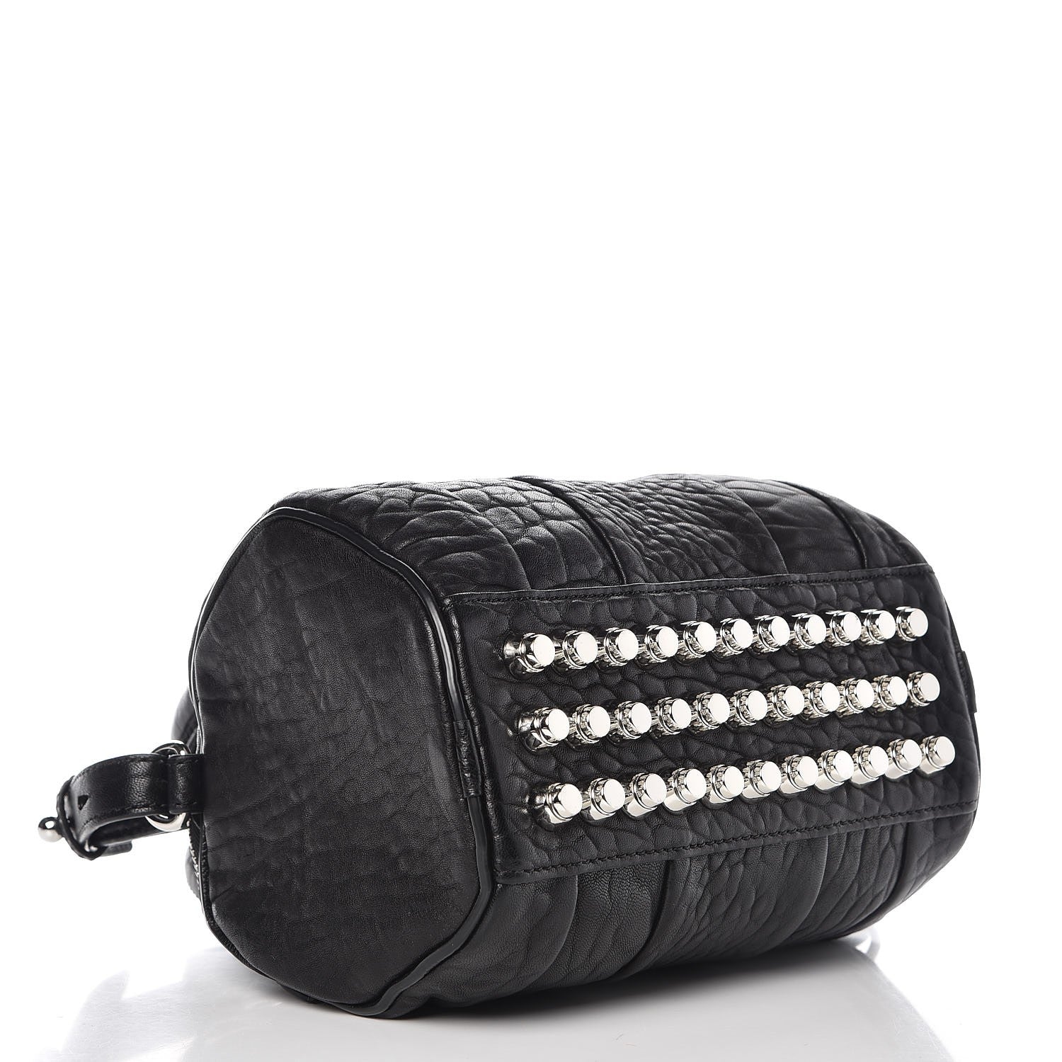 Alexander Wang Pebbled Lambskin Mini Rockie Black Rhodium Hardware 4 of 7